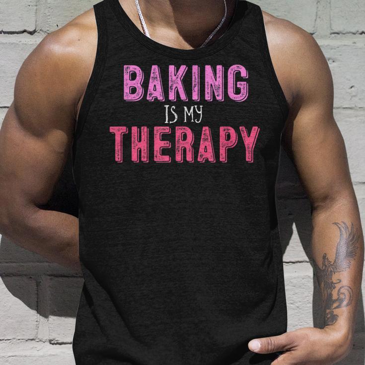 Baking Is My Therapy Tank Top Gifts for Him