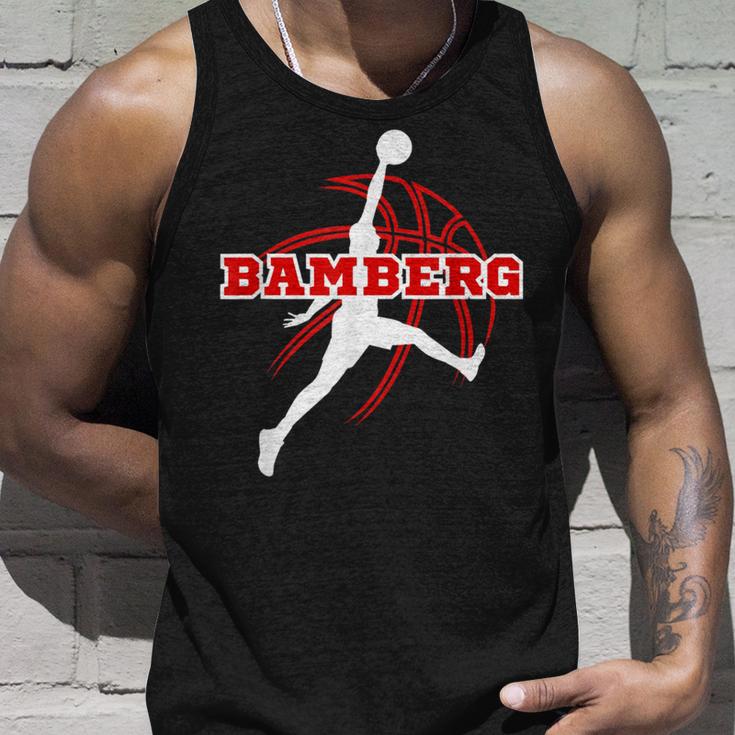 Bamberg Basketball Fan Support Franken Stadium Red Tank Top Geschenke für Ihn