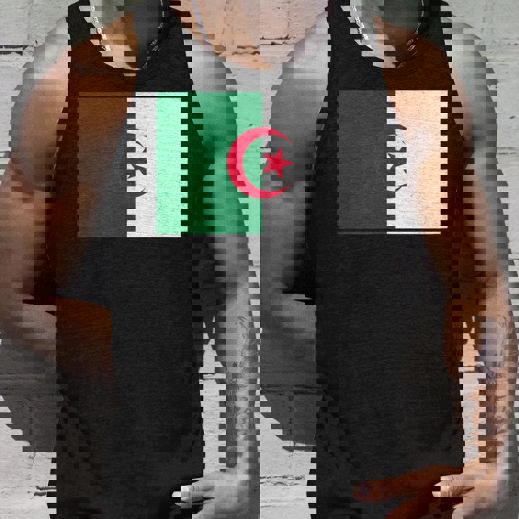 Bandiera Algeria Algerie Drapeau Algeria Flag Uomo Donna Canotta Regalos para él