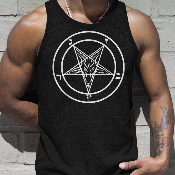 Baphomet Pentagram Inverted Pentagram Tank Top Geschenke für Ihn