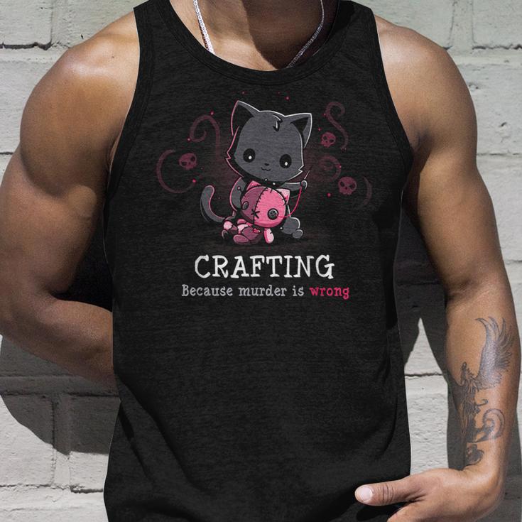 Basteln Weil Mord Falsch Ist Tank Top Geschenke für Ihn