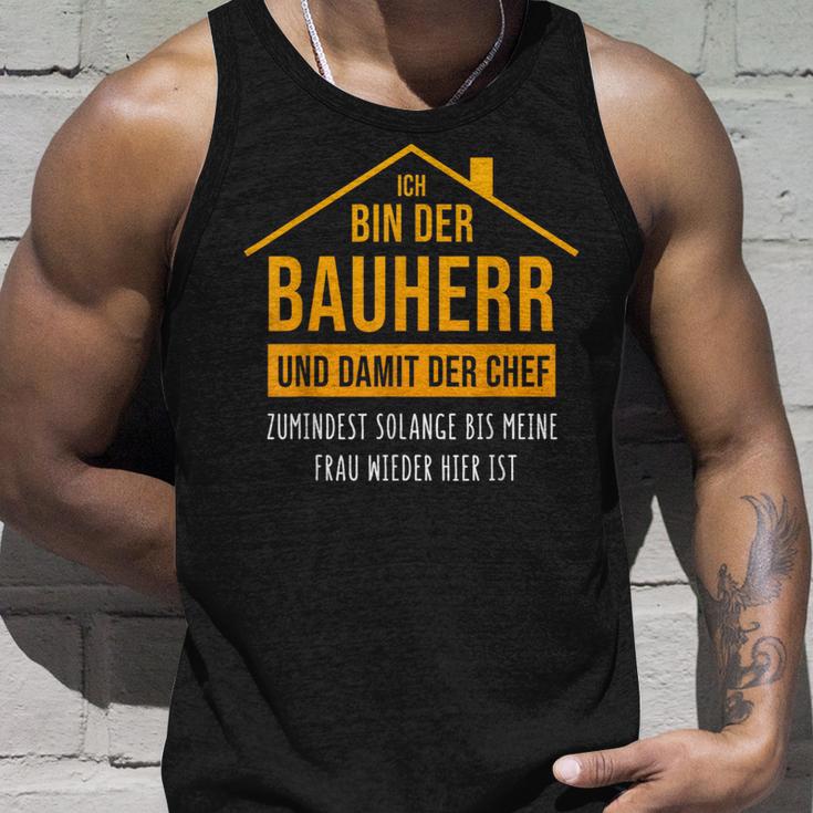 Bauherren Hausbau Ehemann Neubau Bauherr 2023 Tank Top Geschenke für Ihn