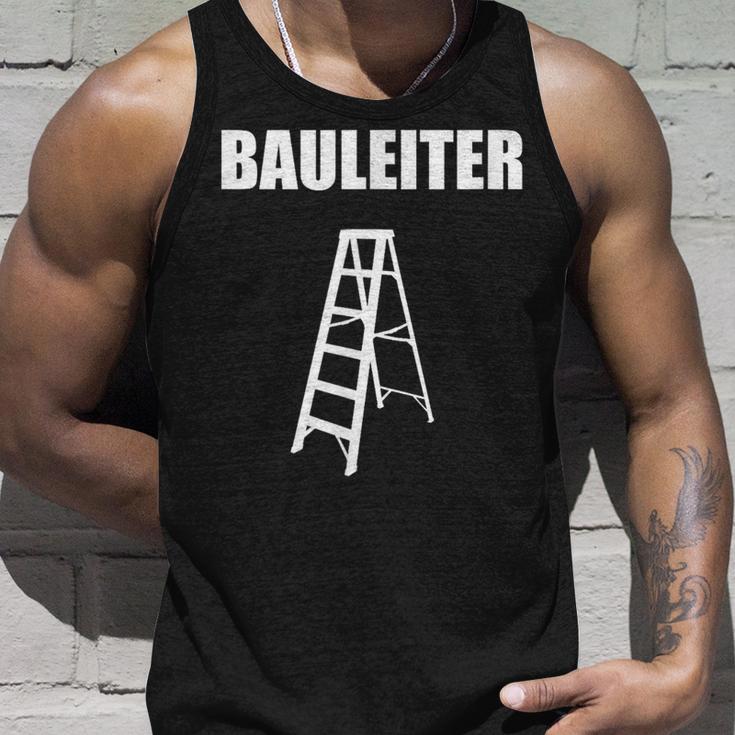 Bauleiter Baustellenleiter Tank Top Geschenke für Ihn