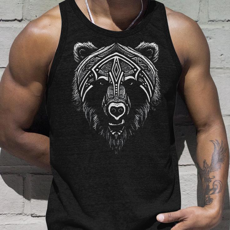 Berserker Bear Warrior Odin Nordic Mythologyiking Tank Top Geschenke für Ihn