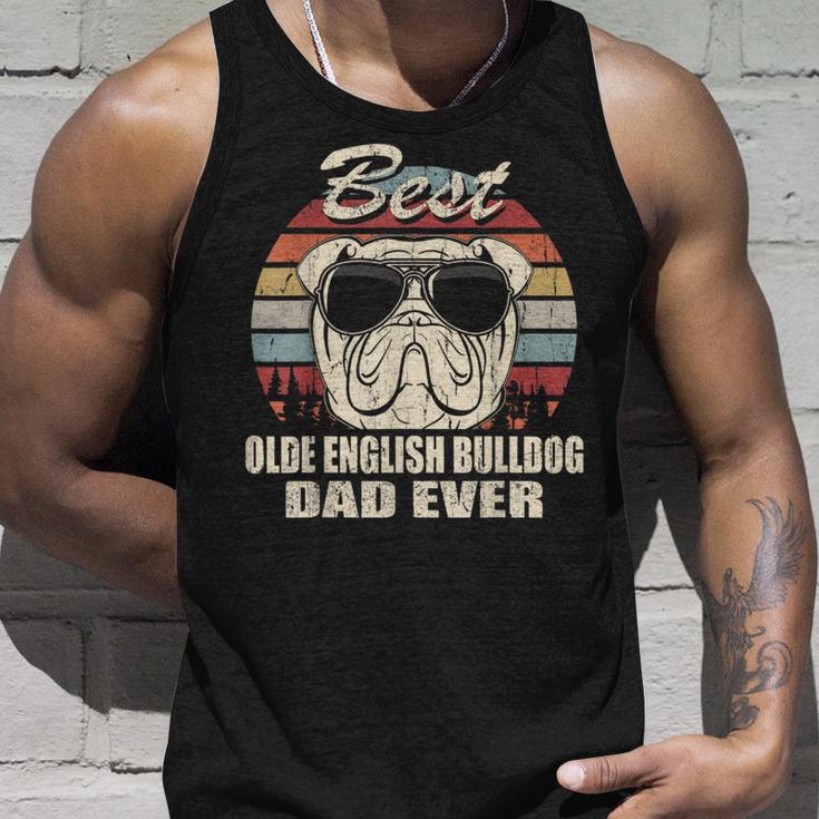 Best Olde English Bulldog Dad Everintage Retro Tank Top Geschenke für Ihn