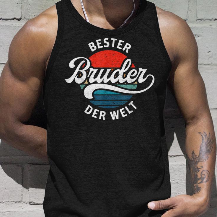 Bester Bruder Der Welt Retrointage Saying Brudi Tank Top Geschenke für Ihn