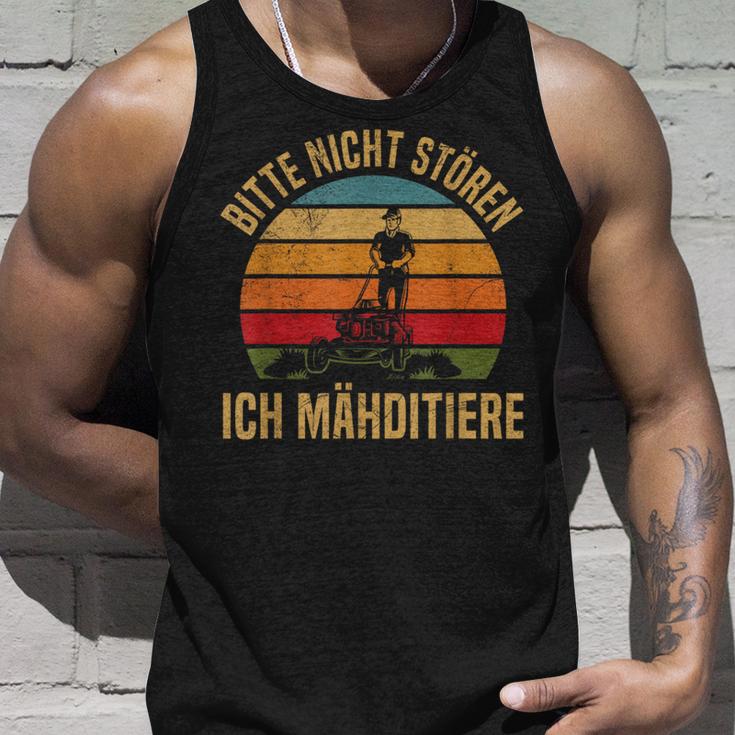 Bitte Nicht Stören Lawn Mowing Garden Lawn Mower Tank Top Geschenke für Ihn