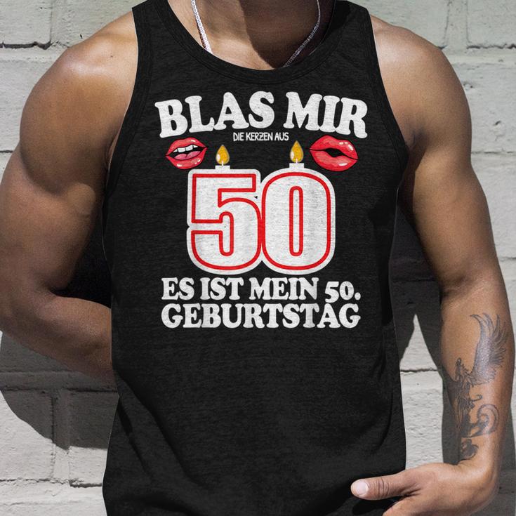 Blas Mir Die Kerzen Aus 50Th Birthday Man Tank Top Geschenke für Ihn