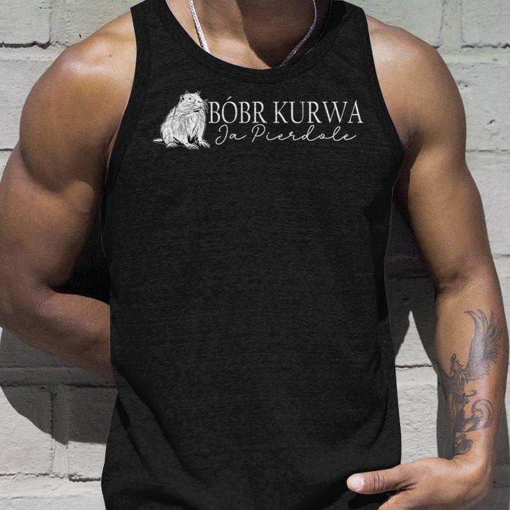 Bobr Kurwa Simpel Kurwa Biber Bober Bobr Ja Pierdole Tank Top Geschenke für Ihn