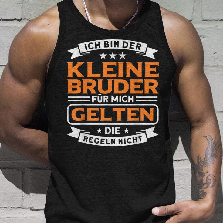 Bruder Für Mich Geln Die Regeln Nicht Kleiner Bruder German Lang Tank Top Geschenke für Ihn