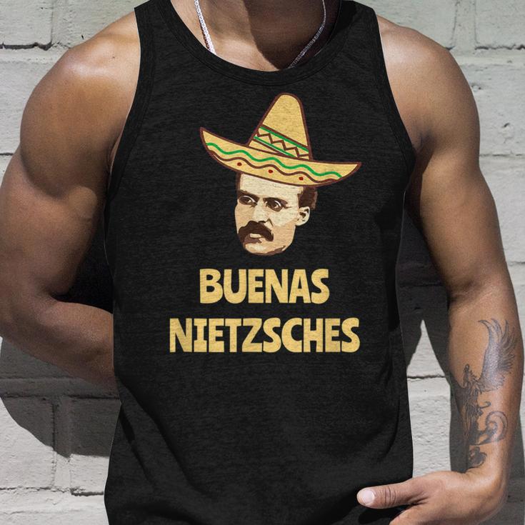 Buenas Nietschez Nietzsche Philosophy Tank Top Geschenke für Ihn