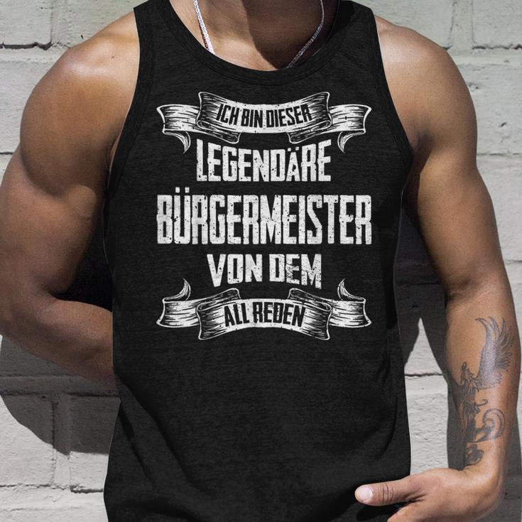 Bürgermeister Legend intage Slogan S Tank Top Geschenke für Ihn