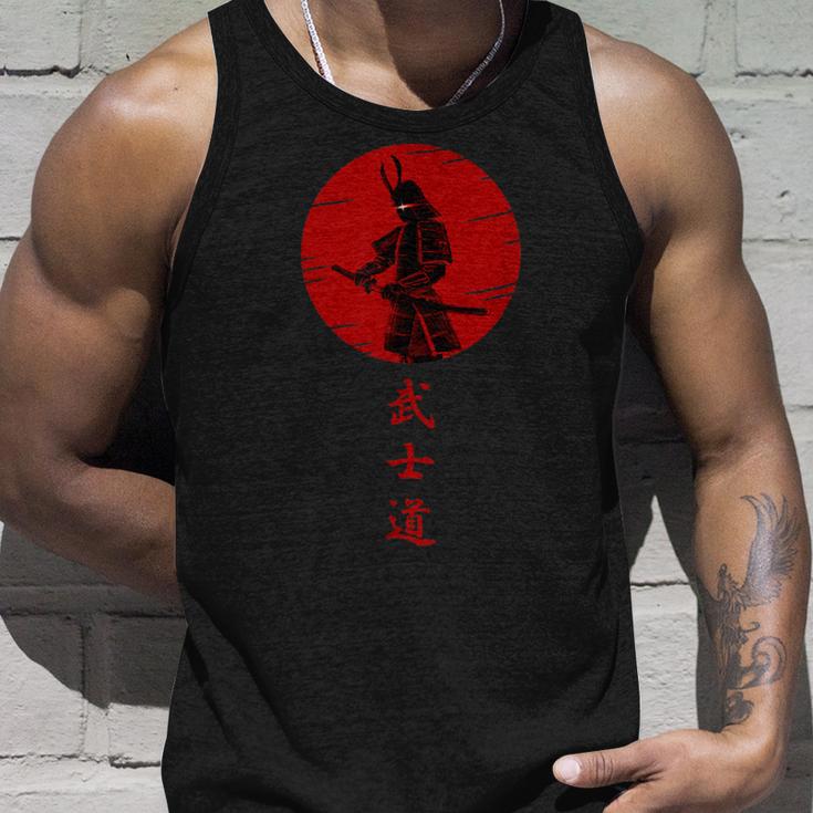 Bushido Samurai Krieger Mit Katana Schwert Anime Style Tank Top Geschenke für Ihn