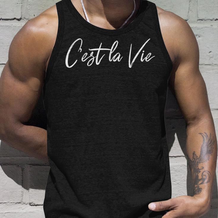 C'est Laie Beautiful French Slogan Das Ist Das Leben Tank Top Geschenke für Ihn