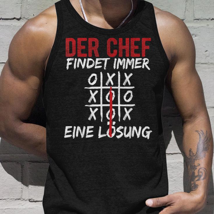 Chef Finding Immer Eine Lösung Chef Tank Top Geschenke für Ihn