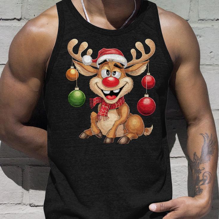 Christmas Reindeer Rudolph Tank Top Geschenke für Ihn