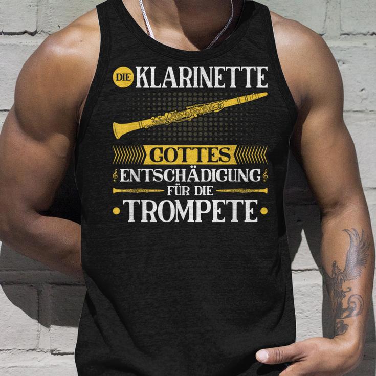 Clarinet Entschädigung Blasmusik Festival Clarinettist Tank Top Geschenke für Ihn