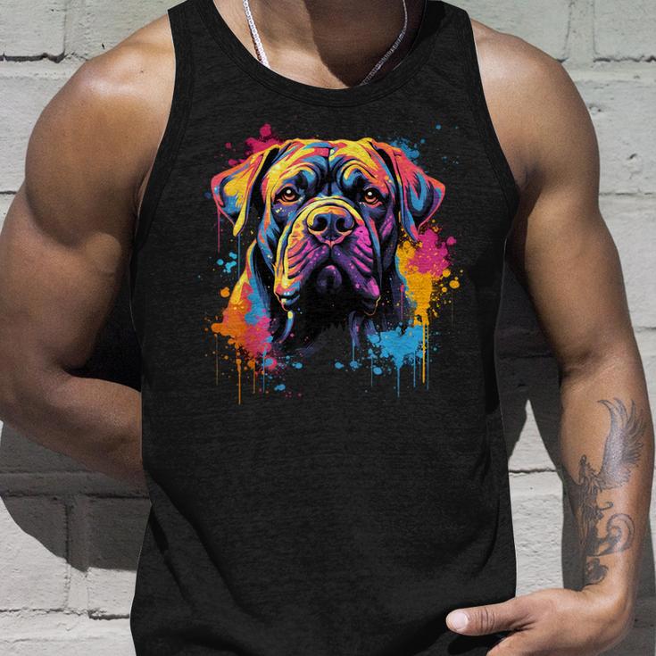 Colourful Cane Corso Dog Tank Top Geschenke für Ihn