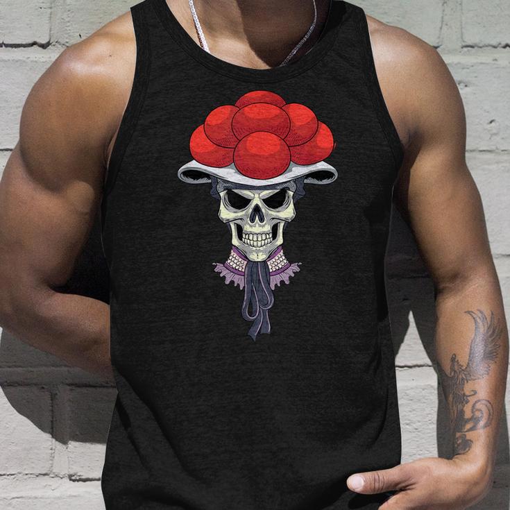 Cool Skull Bollenhut Forest Skull Tank Top Geschenke für Ihn