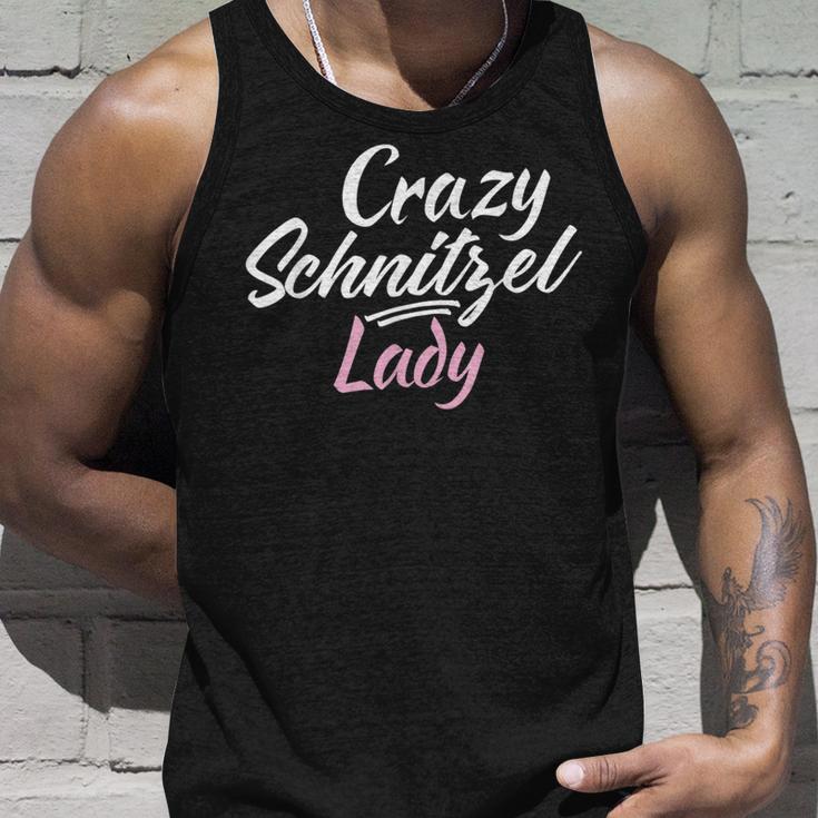 Crazy Schnitzel Lady German Schnitzel Tank Top Geschenke für Ihn