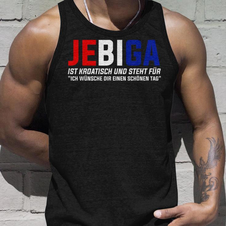 Croatian Jebiga Croatia Balkan Croatian Croatian Tank Top Geschenke für Ihn