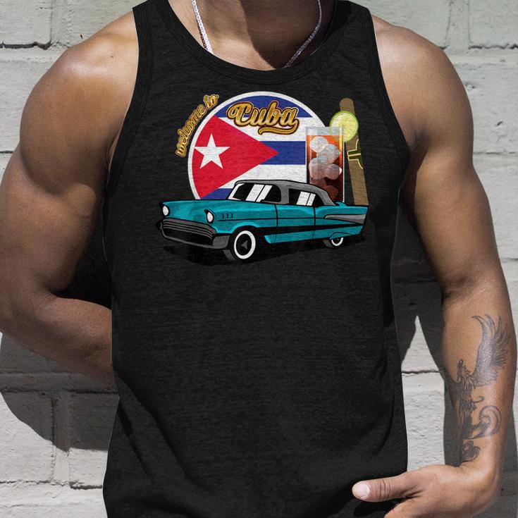 Cuba Oldtimer Havana Cigar Cuba Libre Caribbean Souvenir Tank Top Geschenke für Ihn