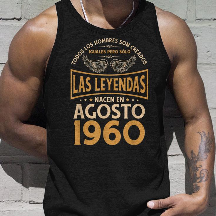 Cumpleaños Hombre Regalos Las Leyendas Agosto 1960 Camiseta sin mangas Regalos para él