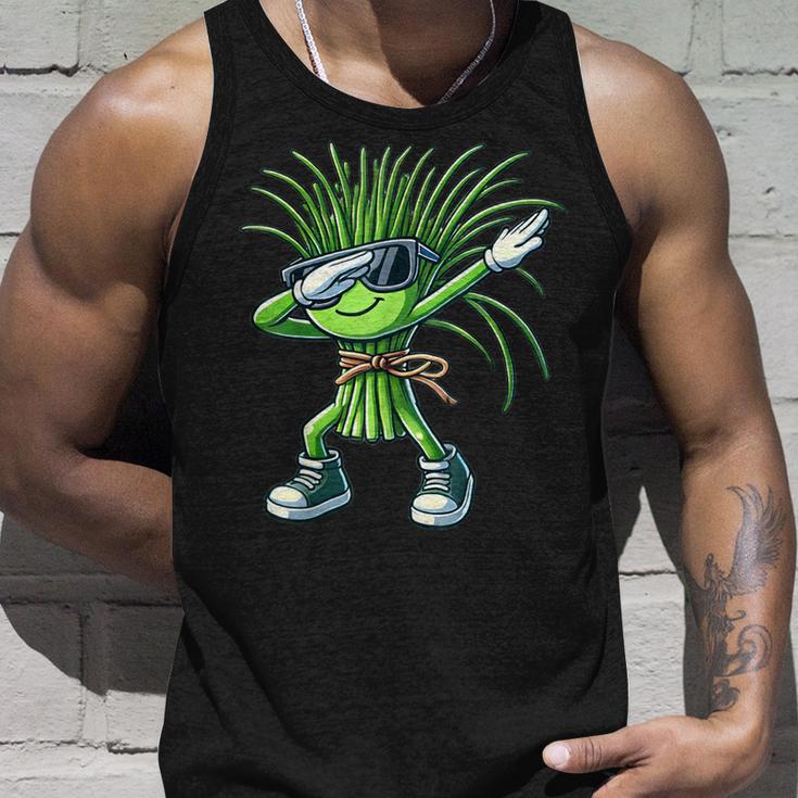 Dabbing Schnittlauch Lustiges Kräuter Schnittlauch Tank Top Geschenke für Ihn