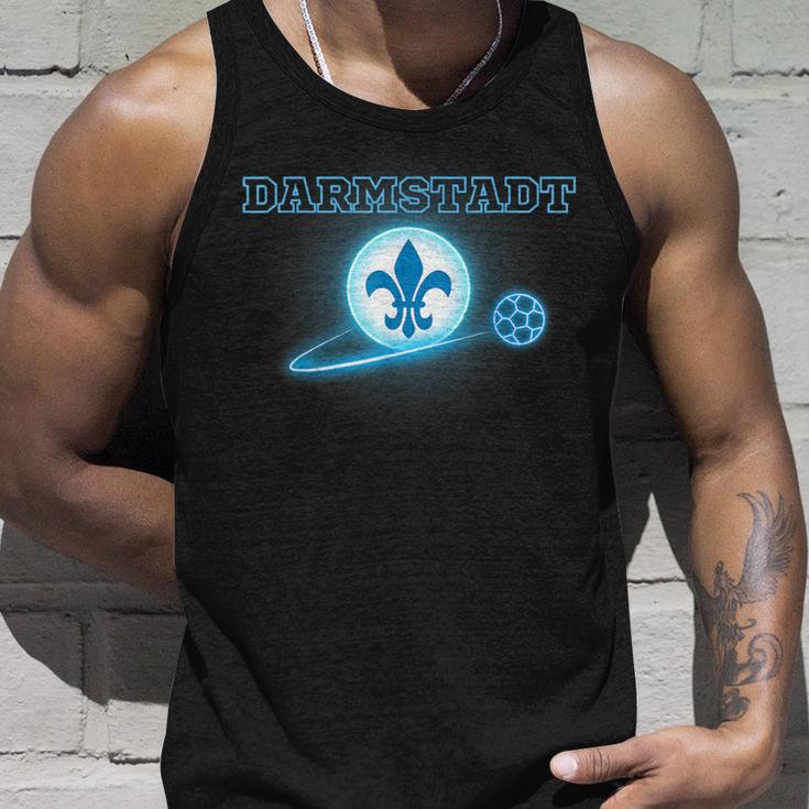 Darmstadt Football Lily Fan 98 Hesse Stadium Blue Tank Top Geschenke für Ihn