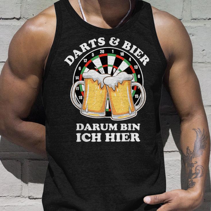 Darts Und Bier Darum Bin Ich Hier Dart Tank Top Geschenke für Ihn