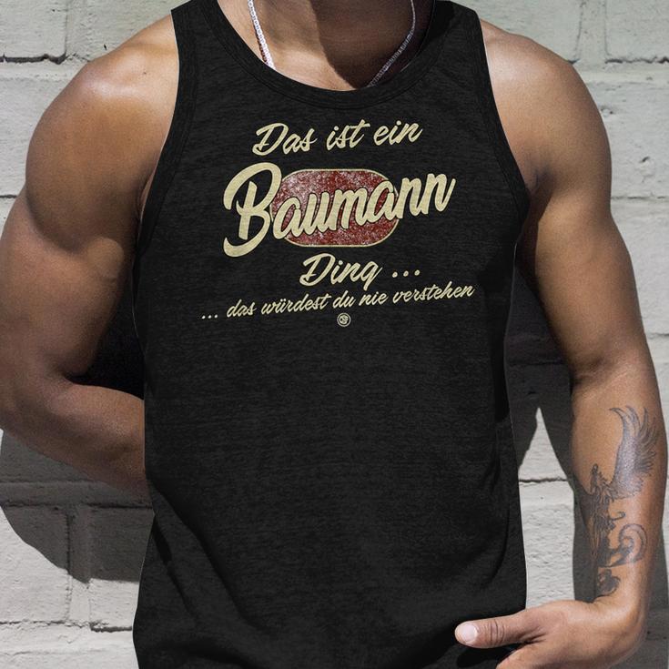 'Das Ist Ein Baumann Ding' Family Tank Top Geschenke für Ihn