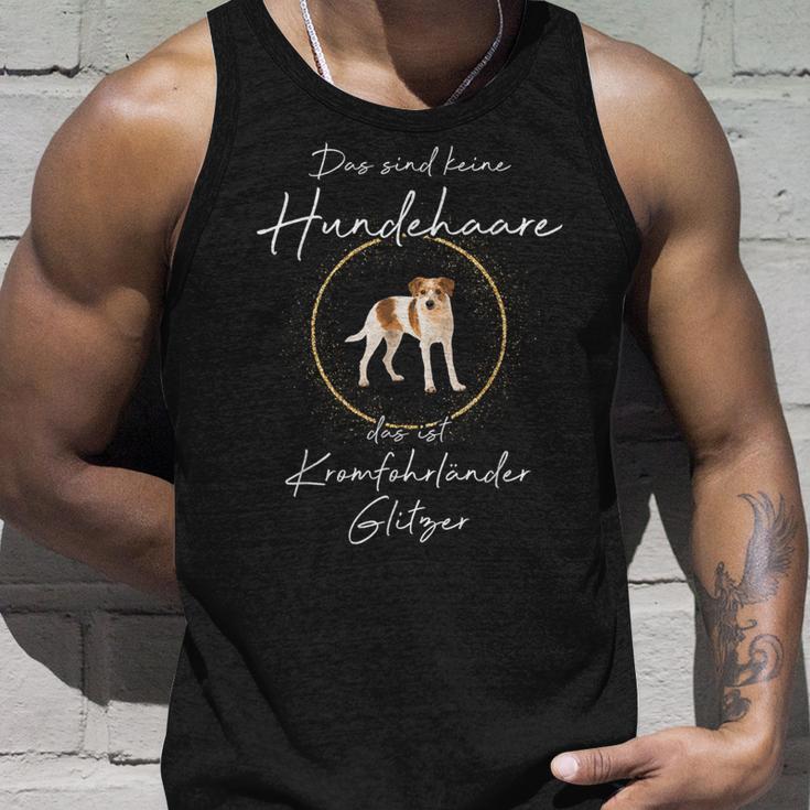 Das Sind Keine Hundehaare Das Ist Kromfohrländer Glitter Tank Top Geschenke für Ihn