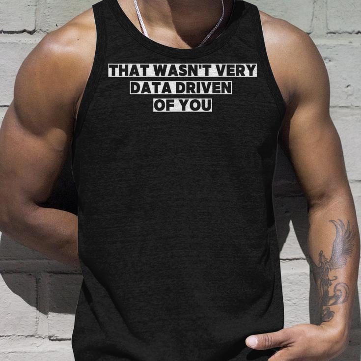 Das War Nicht Sehr Datengetriebenon Dir Data Analyst Retro Tank Top Geschenke für Ihn