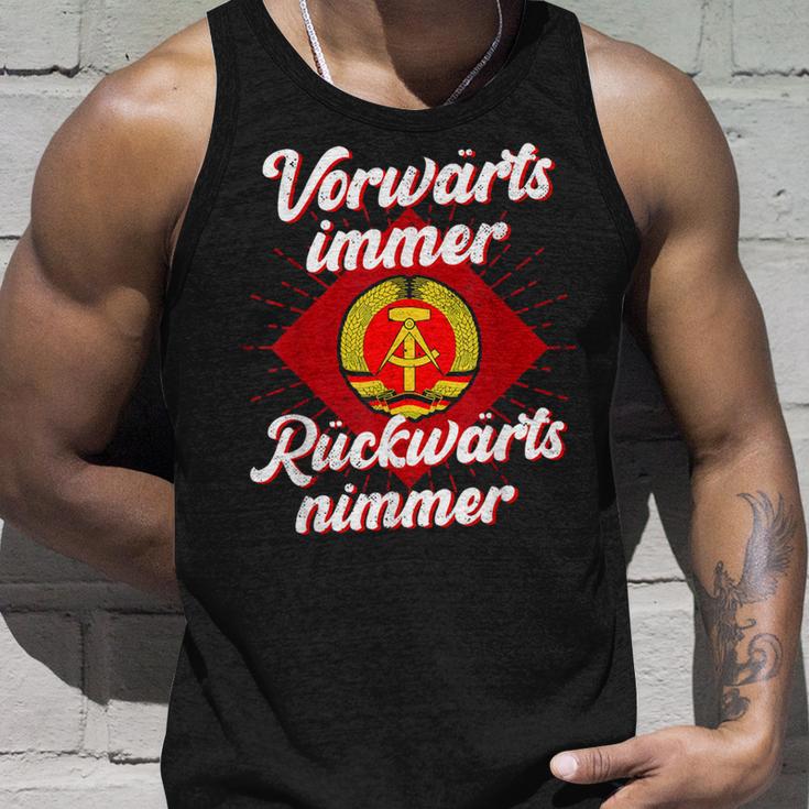 Ddr Orwärts Forward Immer Backward S Tank Top Geschenke für Ihn