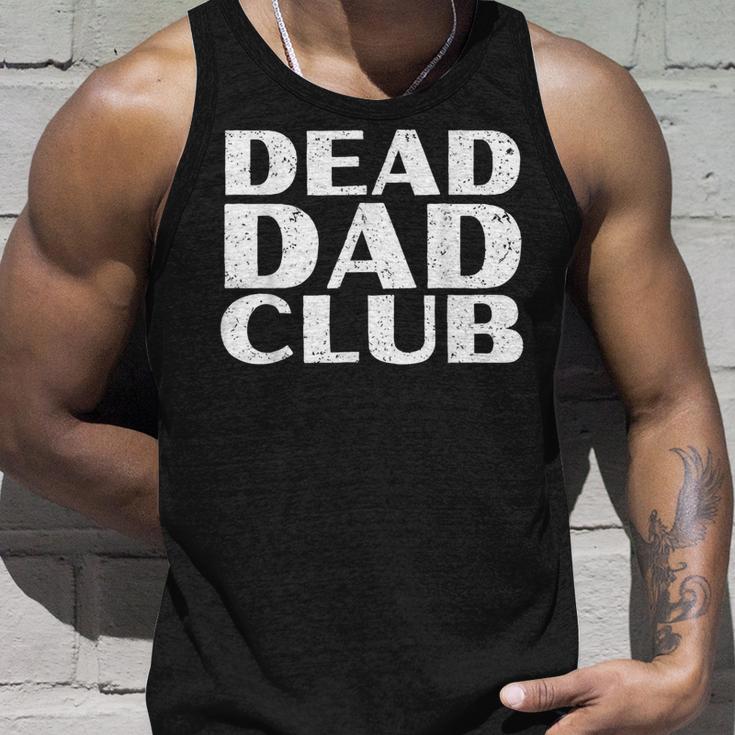 Dead Dad Club Retrointage Lustiger Spruch Zitat Tank Top Geschenke für Ihn