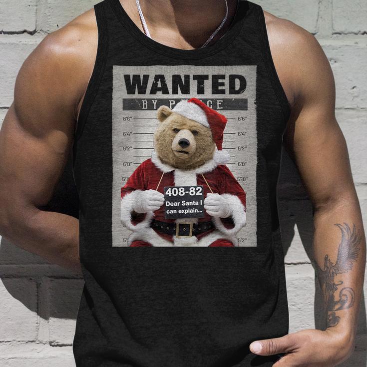 Dear Santa I Can Explain Lustiges Weihnachten Bär Tank Top Geschenke für Ihn