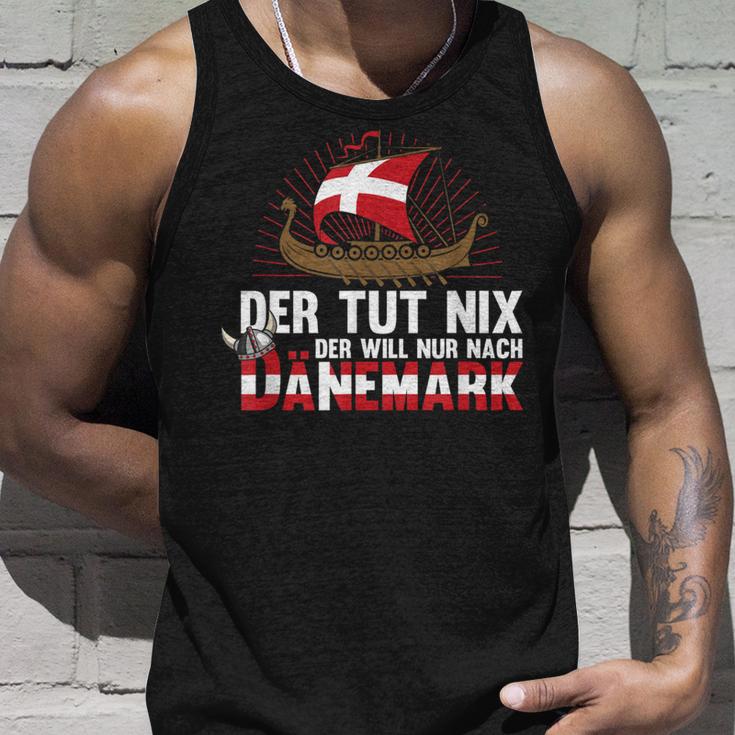 Denmark Flag Holiday Scandinaviaiking Tank Top Geschenke für Ihn