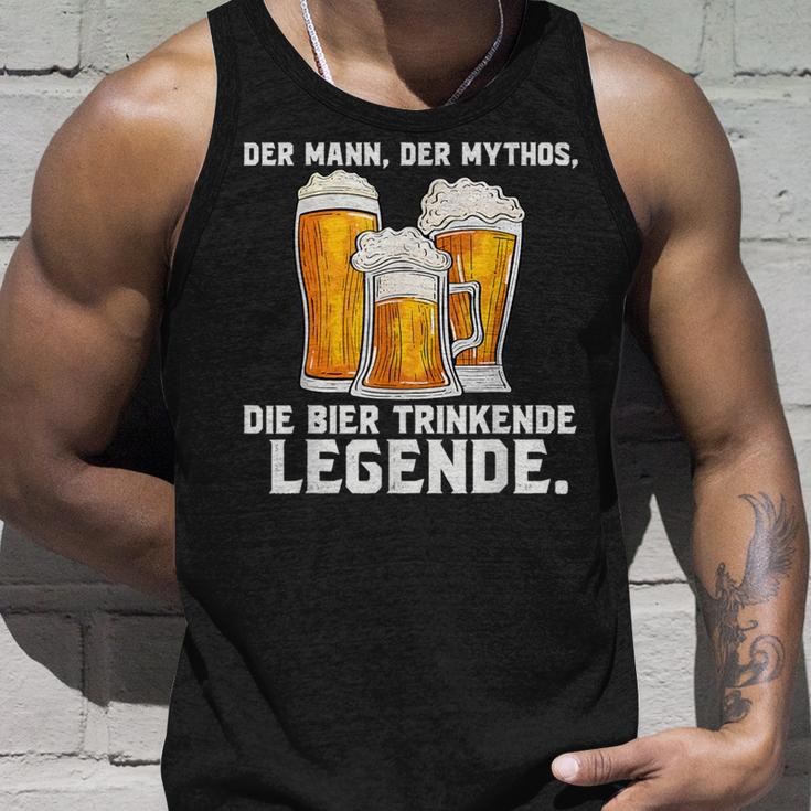 Der Mann Der Mythos Die Bier Trinkende Legende Tank Top Geschenke für Ihn