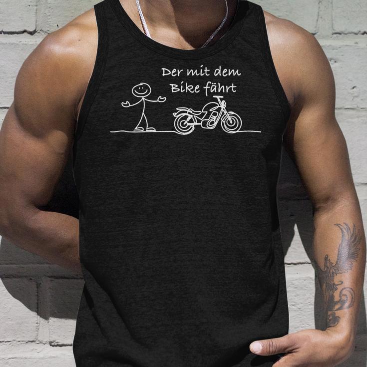 Der Mit Dem Bike Fährt Tank Top Geschenke für Ihn