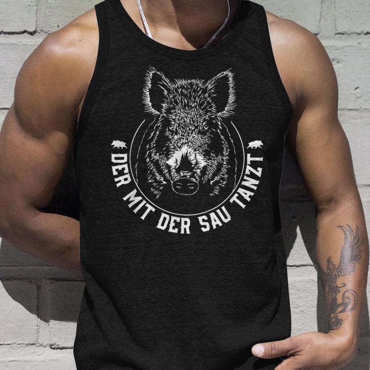 Der Mit Der Sau Tanzt Wildboar Tank Top Geschenke für Ihn