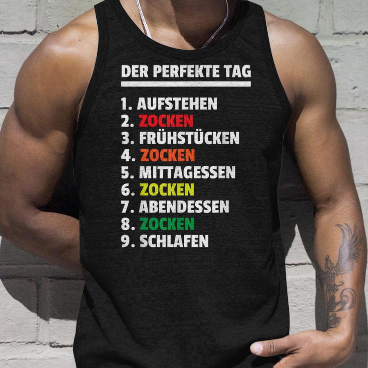 Der Perfekte Tag Zockenideospieler Gamer Gamer Tank Top Geschenke für Ihn