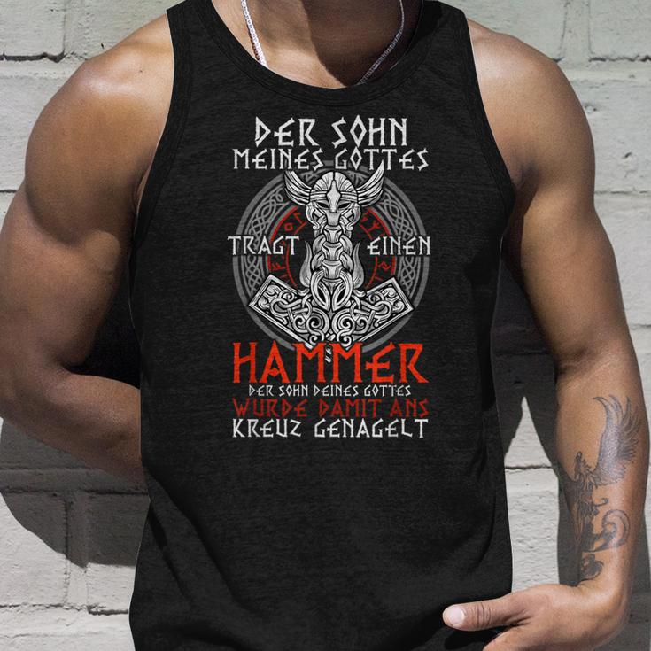 Der Shn Meiner Gottes Trägt Einen Hammer Tank Top Geschenke für Ihn