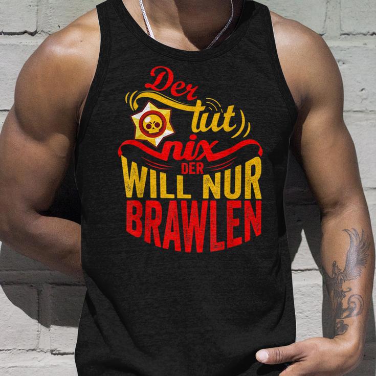 Der Tut Nix Der Will Nur Brawlen Spielenideo Games Tank Top Geschenke für Ihn