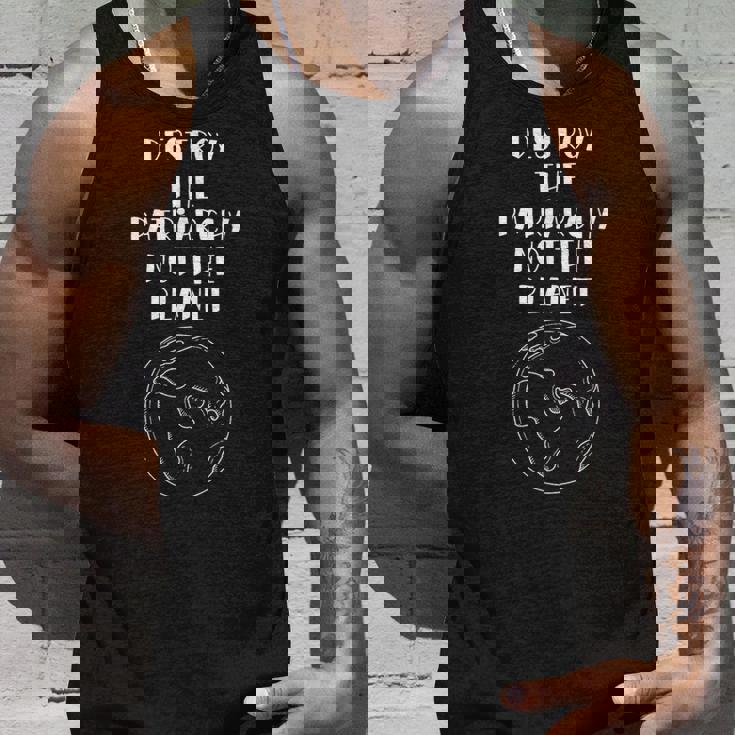 Destroy Patriarchy Not The Planet Femminismo Attivista Canotta Regalos para él