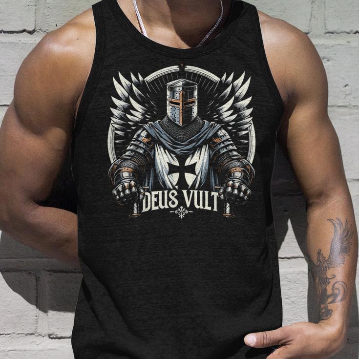 Deusult Crusader Templar Tank Top Geschenke für Ihn