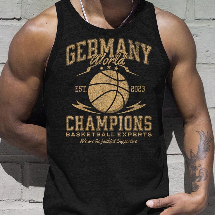 Deutschland Basketball Weltmeister 2023 Basketball Team Tank Top Geschenke für Ihn