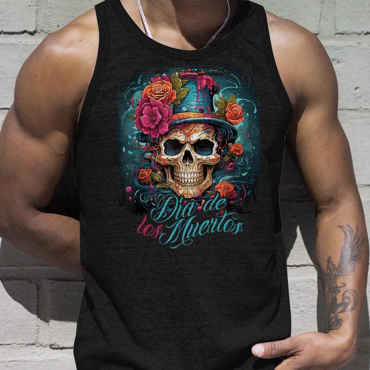 Dia De Los Muertos Mexico Day Of The Dead La Catrina Tank Top Geschenke für Ihn