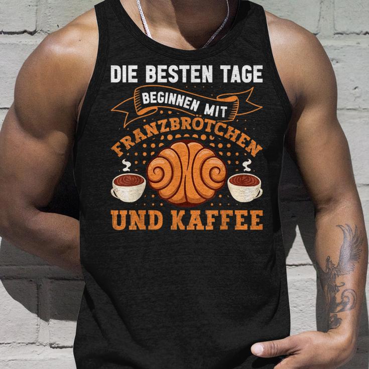 Die Besten Tagen Beginnen Mit Franzbrötchen & Kaffee Hamburg Tank Top Geschenke für Ihn