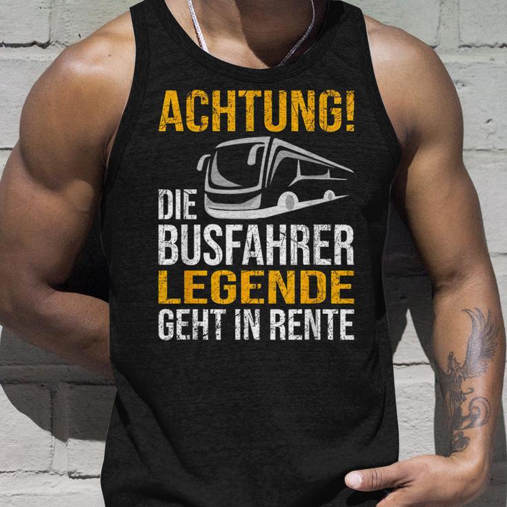 Die Busfahrer Legende Geht In Rente Ruhestand Pension Tank Top Geschenke für Ihn