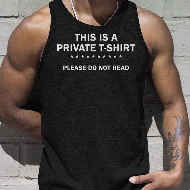 Dies Ist Ein PrivatesBitte Nicht Lesen Tank Top Geschenke für Ihn